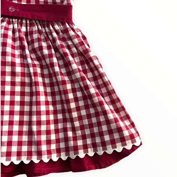 NEWNESS | Red & White | Gingham Dress - Picture 5 of 12